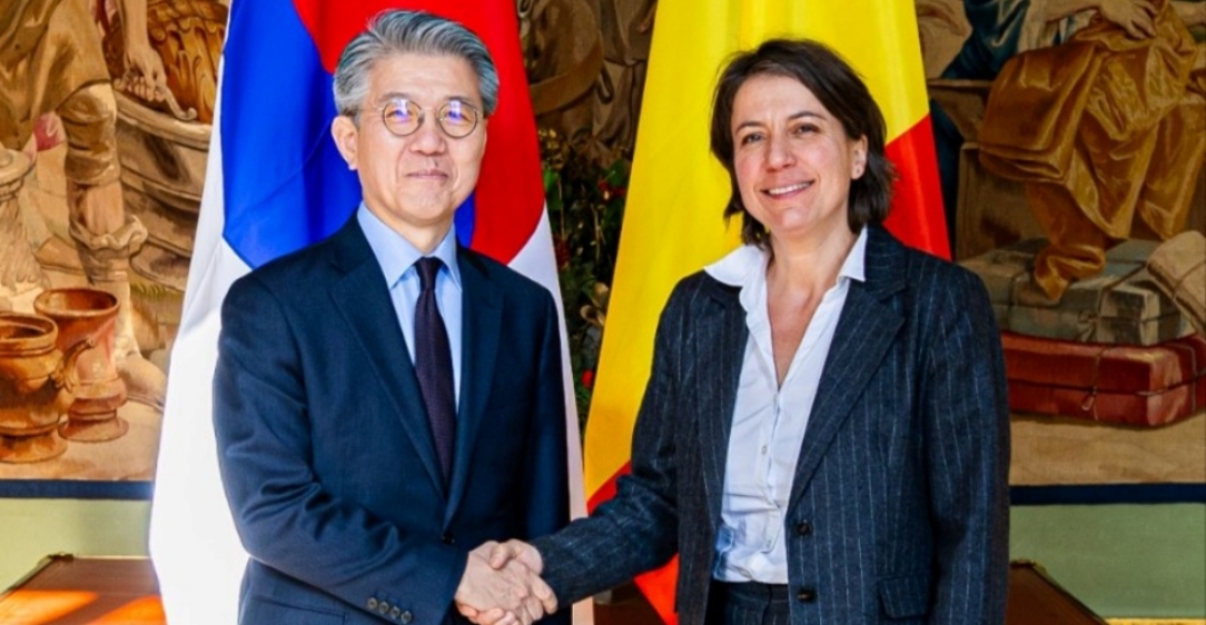 김홍균 1차관, 유럽연합(EU) 대외관계청 사무총장 및 벨기에 외교부 사무차관 면담