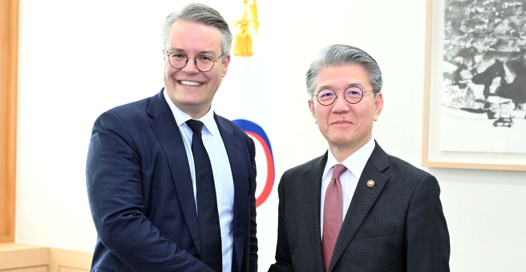 김홍균 1차관, '린트너' 독일 정무차관 면담                       